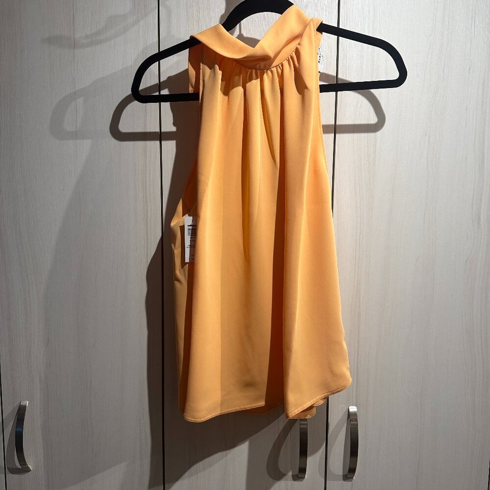 BNWT Aritzia Babaton Vitae Blouse APRICOT Small